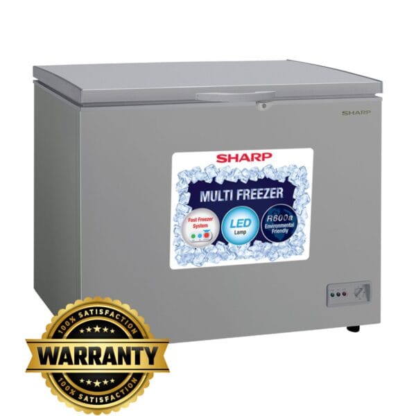 Sharp 310 L Chest Freezer SJC-328-GY | Grey