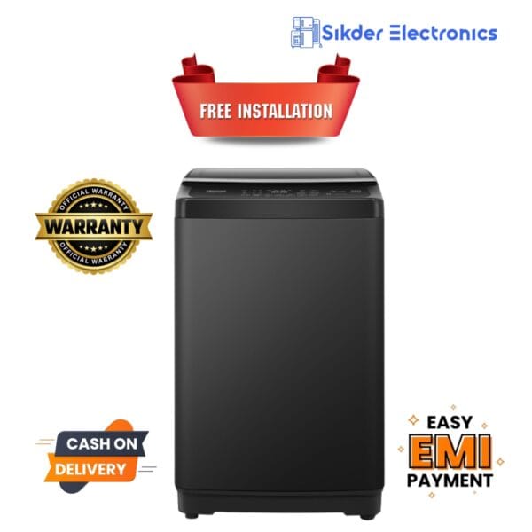 Hisense 10.5 kg Top Load Washing Machine-Best price in bangladesh