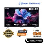 Haier H55P7UX 55 inch 4K UHD Smart Google TV side view