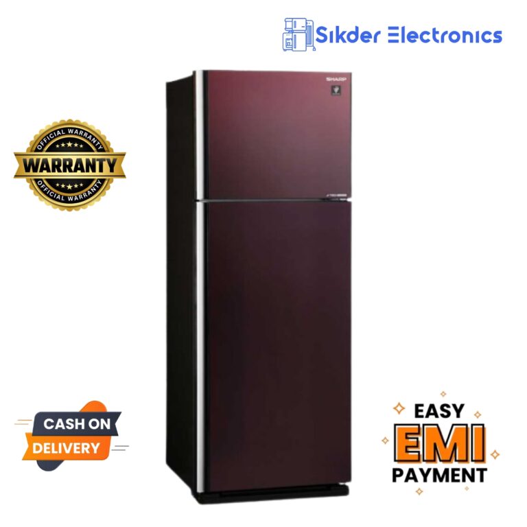 Sharp 428L Non-Fost Inverter Refrigerator SJ-EX495P-BR |Black/Brown-best price in Bangladesh