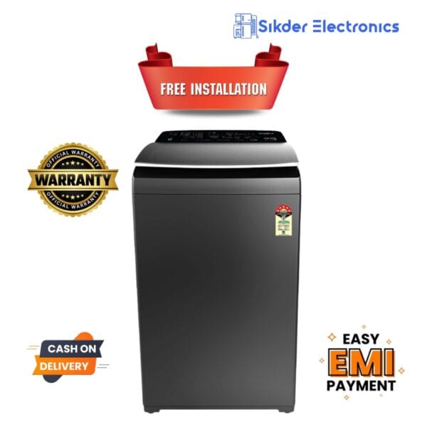 Whirlpool 9.5 kg Top Load Washing Machine 360 BW PRO-H Graphite BD