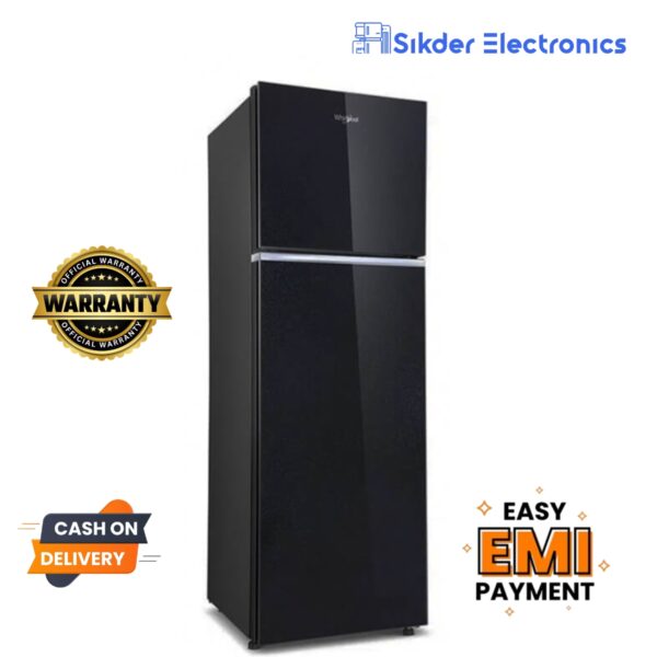Whirlpool 278 L Refrigerator FreshMagic Pro | Crystal Black- best price in Bangladesh